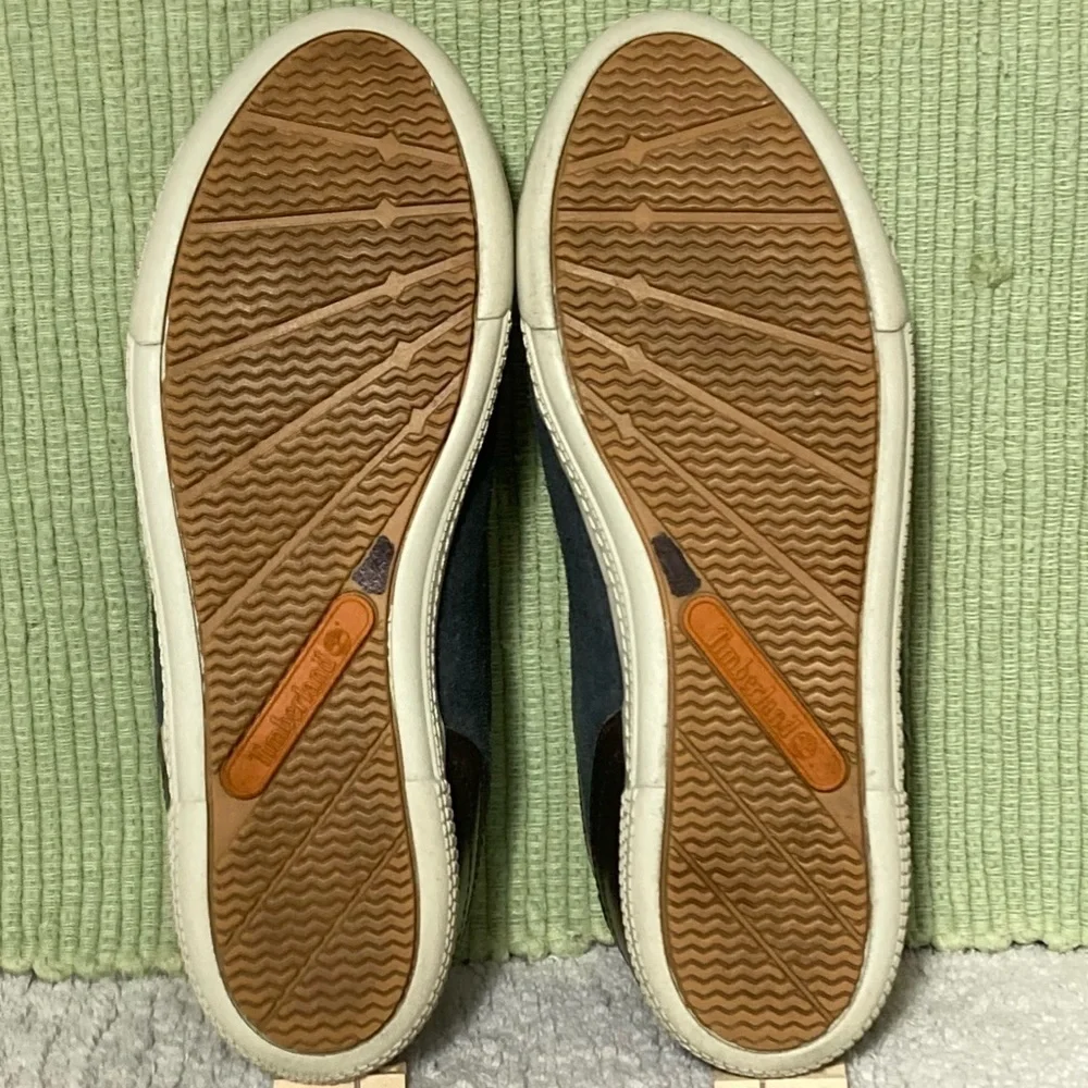 Timberland Earthkeepers Womens Blue/Brown Leather Lace Up Casual Shoes SZ US 8W